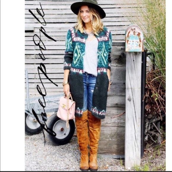 Free People Sweaters - 🔥SOLD🔥 Free People 'Frosted' Fair Isle Cardigan